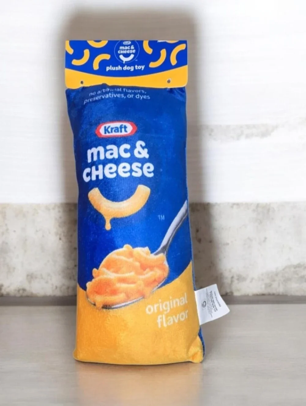 Mac & Cheese Plush Toy - Blue & Yellow Dogs Stuffed Toy